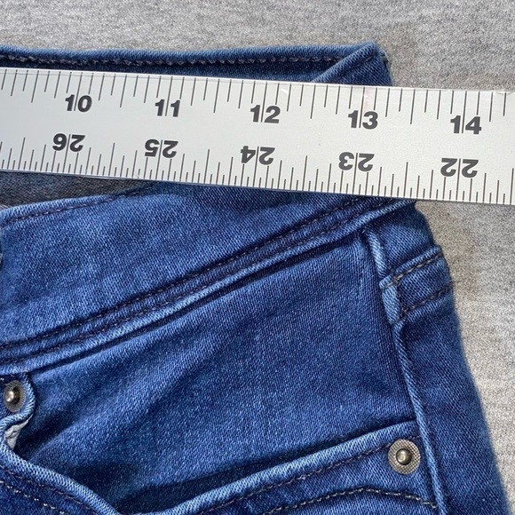 Levi's 512 Jeans Women's Sz 4 Blue Perfectly Slimming Skinny Leg Mid Rise Denim - Picture 16 of 16